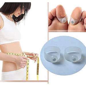 Bunion Magnetic Massager Toe Ring For Slimming Alat Pelangsing Tubuh Pasang di Jari – 875