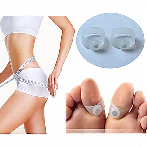 Bunion Magnetic Massager Toe Ring For Slimming Alat Pelangsing Tubuh Pasang di Jari – 875