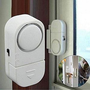 Alarm Anti Maling Pintu Jendela Rumah Sensor Bunyi Sirene Pencuri Gempa Door Window Entry - 591