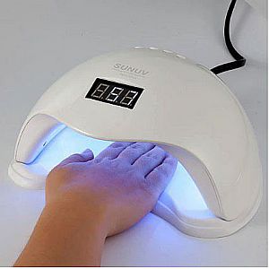 Sun 5 Nail Lamp UV Pengering Kuku Besar Sinar Ultraviolet Manicure Pedicure Salon – A28