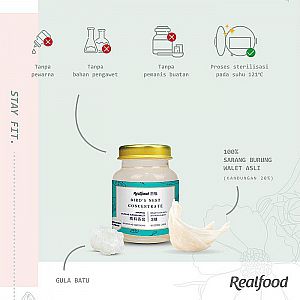 Realfood Stay Fit Sarang Burung Walet Original Kualitas Tinggi Botol Biru – A08