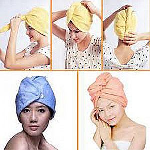 Hair Wrap OPP Packing Handuk Pengering Rambut Magic Towel Bahan Microfiber – 285