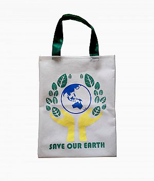 Goodie Bag Save Our Earth Tas Tenteng Tote Bag Go Green Hari Bumi Lingkungan Hidup – 478A