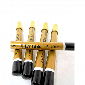 Pensil Alis LYRA GOLD warna HITAM Makeup Alis Mata Hitam Set Tebal Black – A79