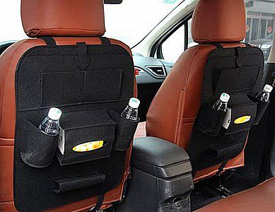 Car Seat Organizer Mobil Dengan Sekat Semua Jenis Barang Wadah Tissue - 462