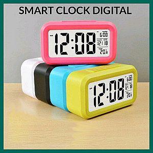 Jam Meja Pintar Weker Digital Jam Multifungsi Desktop Smart Clock Kotak – A101