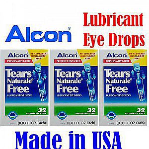 Alcon Tears Naturale Free Lubricant Eye Drops 0.8 ml Ori Air Mata Tetes Alami – A102