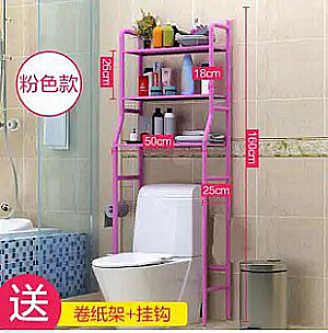 Rak Toilet Organizer Multi Fungsi Organiser Tempat Tissue Sabun Shampo - 883