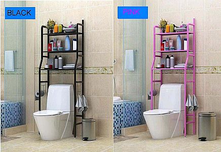 Rak Toilet Organizer Multi Fungsi Organiser Tempat Tissue Sabun Shampo - 883