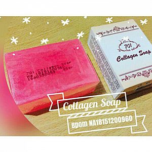 Sabun Collagen Soap Sabun Kolagen ORI BPOM Embos Pink Sabun Kulit Kencang – A106
