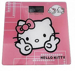 Timbangan Hello Kitty Berat Badan Murah Kotak Timbangan Digital HK Max 180 Kg - 803
