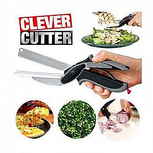 Clever Cutter 2in1 Pisau Talenan Potong Sayur Buah Daging Keju Serbaguna Tanpa Papan – 683