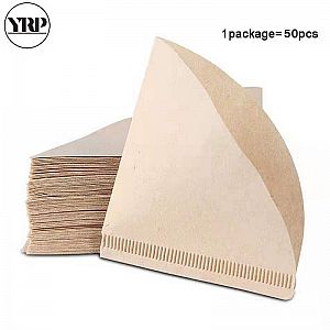 Cafec Abaca Coffee Paper Filter Kertas Saringan Kopi V60 (isi 50 pcs) Café Kedai – A143