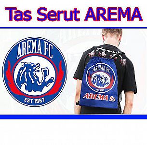 Tas Serut Arema FC Arek Malang Cronus  Ransel Singo Edan Aremania Salam Satu Jiwa – A156