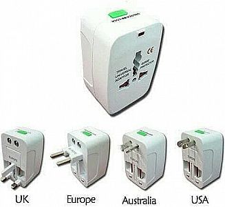 Adapter International Universal Batok Charger EU AU UK US Plug Cas – A205