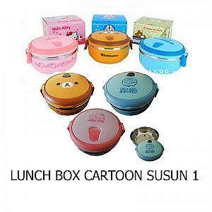 Lunch Box Cartoon Susun 1 Rantang Susun 1 Karakter Motif Kartun Tempat Wadah Bekal Makanan – A210