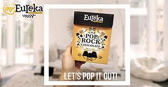 Eureka The Pop Rock Chocolate Pop Corn Coklat Impor Malaysia Original – A227