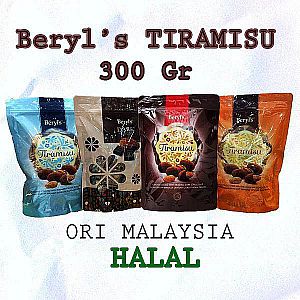 Beryl’s Chocolate Malaysia 300 gr Ori Original Snack Tiramisu Aneka Coklat Rasa – A228