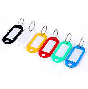 Gantungan Kunci Label Nama Polos Tag Key Ring Chain Name Joyko Holder – A306