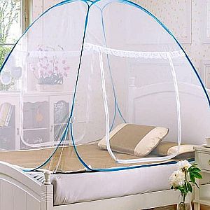 Kelambu Lipat Korea Tidur Anti Nyamuk Uk 180 x 200 cm Bed Net Canopy Portable – A307