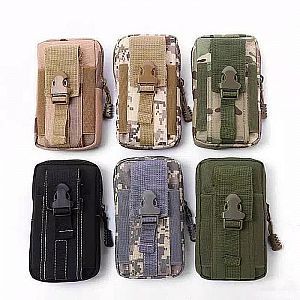 Tas Handphone Pinggang Dompet Sarung HP Army Tactical Case Corak Serbaguna – A308