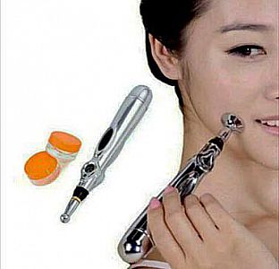 Pena Akupuntur Cream Laser Massage Pen Relaksasi Saraf Otot Terapi Meridian – A10