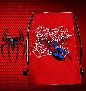 Tas Serut Karakter Superheroes Batman Spiderman Naruto Mario Motif Kartun Tas Ransel Backpack – A316