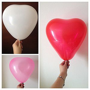 Balon Hati Love Bahan Karet Latex untuk Pesta Dekorasi Pernikahan Ulang Tahun – A335
