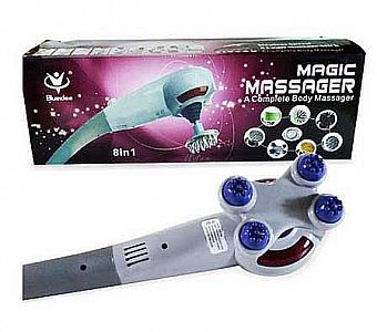 Alat Pijat Magic Massager 8 In 1 Terapi Capek Pegal Otot Lelah Blue Idea – A338
