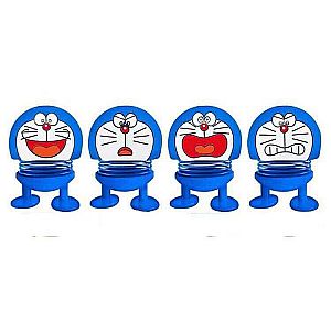 Pajangan Dashboard Mobil Goyang Smile Doraemon Emoji Shake Spring Doll Hiasan Lucu – A350