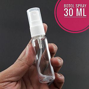 Botol Spray 30 ml Tutup Spray Semprot Kemasan 30 mili liter Transparan – A390A