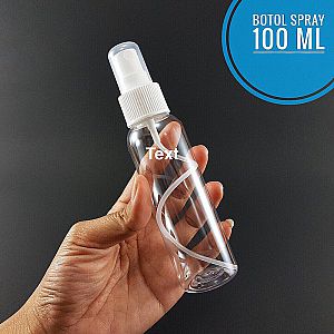 Botol Spray 100 ml Besar Botol Plastik Spray Bottle Warna Bening Transparan Volume 100 mili -  A391C