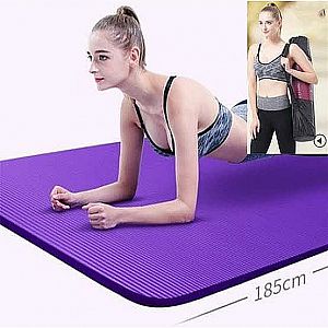 Matras Yoga Karpet Pilates Mat Anti Slip Licin Alat Olahraga Lipat Warna – A416