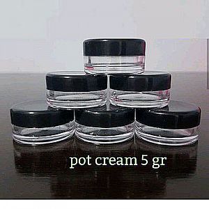 Pot Cream 5 gram Kemasan PlastikTempat Cream Cup Cream Tempat Wadah – A434